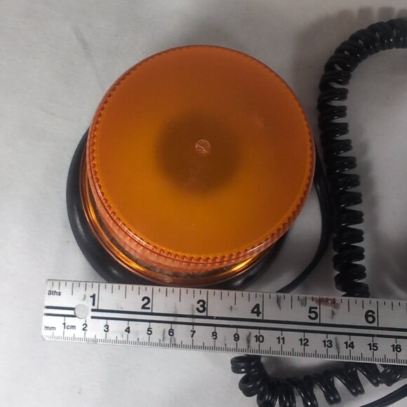 LED Strobe Light CAX45-LED E-330AM Amber Beacon Truck Magnetic Safety Ching Mars - Picture 9 of 12